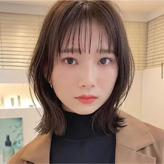 ミディアム 似合わせカット⚪︎ /フェイスレイヤーのヘアスタイル