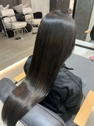 ロング ririko/ 暖色カラー/艶カラーのヘアスタイル