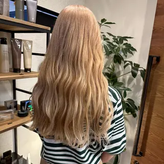 ロング カラー momo 札幌美容師のヘアスタイル