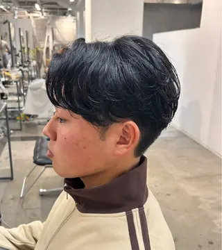 パーマ メンズ 💈メンズパーマ 曲がる縮毛矯正💈のヘアスタイル