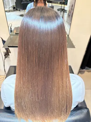 ロング 落合智登世🌀トリー トメントモデル募集中のヘアスタイル
