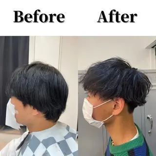 ショート 髪質改善× ハイライト溝江のヘアスタイル