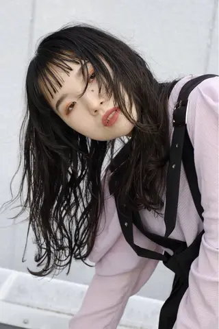 ロング パーマ アトム/ウルフ パーマ/レイヤーのヘアスタイル