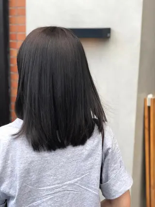 ミディアム カラー 当日予約🆗ショート /ハイライト/松本のヘアスタイル