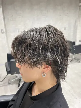 ショート パーマ メンズ メンズカット/ マッシュ/颯太のヘアスタイル
