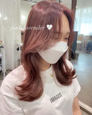 セミロング カラー 韓国/レイヤー NOISM天王寺のヘアスタイル