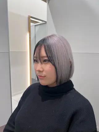 ショート カラー 原宿ボブ・髪質改善 輝来のヘアスタイル