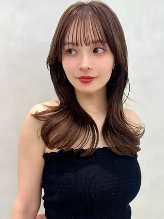 ロング カラー 🇰🇷韓国ヘア🤍 副店長/栗田のヘアスタイル