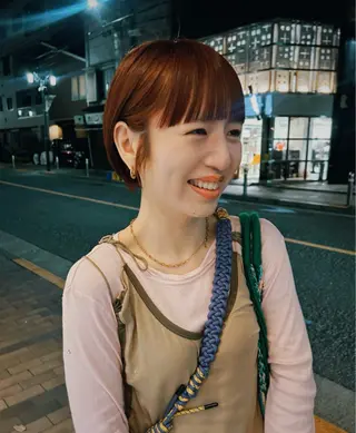 ショート カラー Umu所属・✳︎透明感カラー✳︎ ボブ✳︎nanaのヘアスタイル