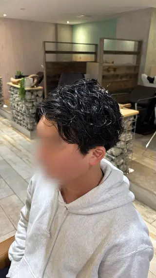 ショート パーマ メンズ EARTH三鷹 KOKOROのヘアスタイル