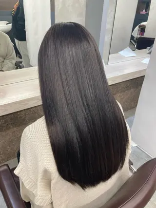 ロング カラー ブリーチ&似合せボブ 田中寛十のヘアスタイル