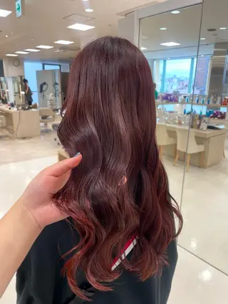 ロング カラー ヘアアレンジ 🍒KIKUCHI KANAE🍒のヘアスタイル