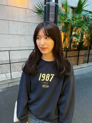 ミディアム JESTER烏丸御池店所属・暖色カラー/艶カラー /透明感/ななこのヘアスタイル