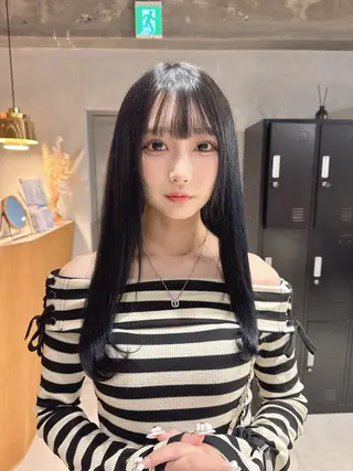 ロング カラー ヘアアレンジ 【大阪で1番優しい 美容師】りょんのヘアスタイル