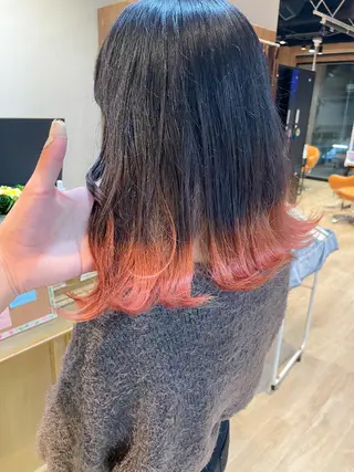 ミディアム カラー 髪質改善/ブリーチ 田代 龍我のヘアスタイル