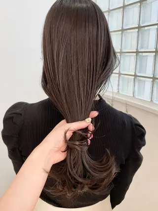 ロング カラー ヘアアレンジ JIEN 🌷 sakuraのヘアスタイル