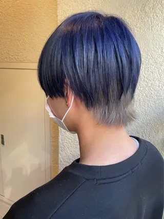 ショート カラー ✨推し活カラー💜 MISAKIのヘアスタイル