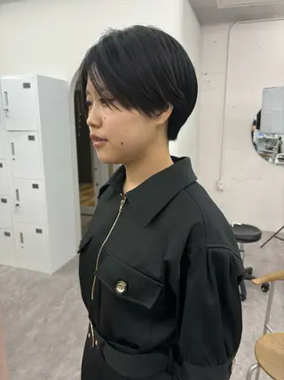 ショート garage.所属・吉田 慎冴/メンズパーマのヘアスタイル