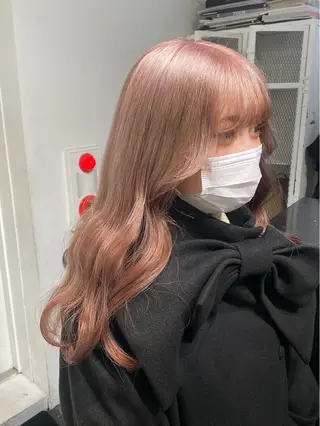 ロング カラー 🎀ツヤ髪韓国網紅 ヘアミカ🎀のヘアスタイル