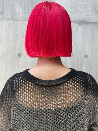 ショート VISION   aoyama所属・かがやしづ ⭐️ブリーチカラーのヘアスタイル