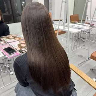 ロング カラー ヘアアレンジ ブリーチなしカラー /ベージュ/安形翔のヘアスタイル