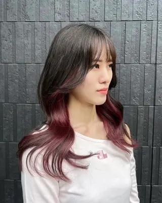 セミロング GOTODAY所属・🦋 韓国hair 🖤 RAMのヘアスタイル