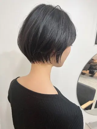 ショート カラー パーマ 田邉 真之助のヘアスタイル