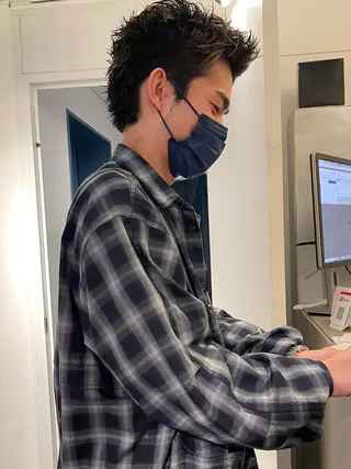 ショート メンズケアブリーチ 特化🔥村田のヘアスタイル