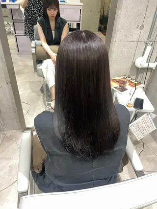 ロング カラー MASHIRO💎 透明感カラー/カットのヘアスタイル