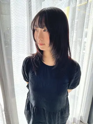 セミロング tint by alo bleach 大阪梅田【ティントバイアロブリーチ】所属・✨武内凌太✨ カットモデル募集のヘアスタイル