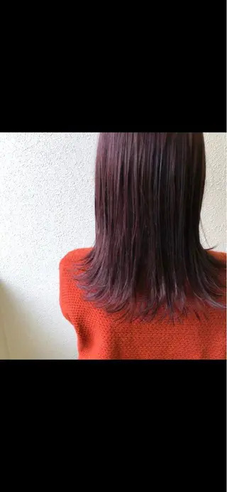 ミディアム カラー PANOL 秀島のヘアスタイル