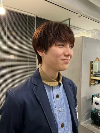 カラー メンズ nishihama nanaのヘアスタイル