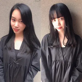 セミロング salowin JIYUGAOKA所属・マンツーマン半個室 tamuraのヘアスタイル