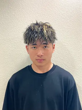 カラー パーマ メンズ 茅ヶ崎パーマ特化/ スパイラル/ハルキのヘアスタイル