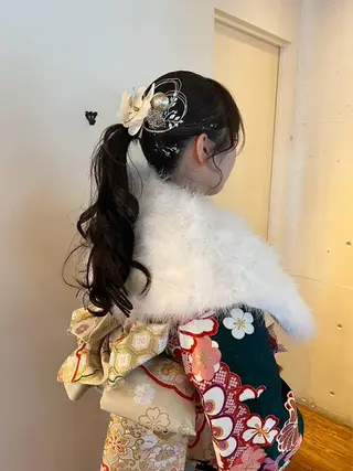 ロング anon所属・田中 結月のヘアスタイル