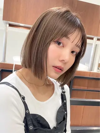 ショート カラー ヘアアレンジ TOA/天神 カラーモデル募集中のヘアスタイル