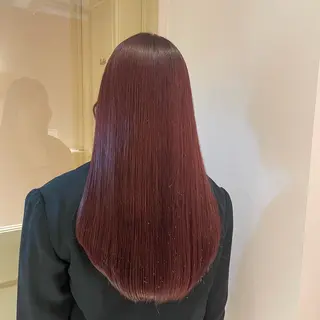 ロング マホ/日吉/髪質改善 /レイヤー/ガーリーのヘアスタイル