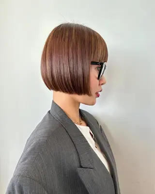 ショート ボブ ホノカのヘアスタイル