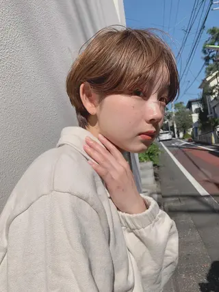 ショート カラー パーマ 🧼柴田 健太郎🧼のヘアスタイル