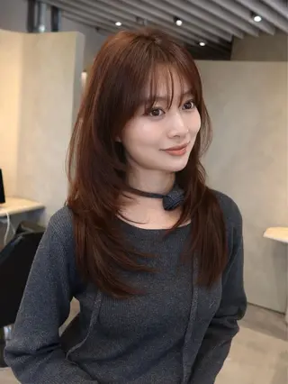 セミロング LEANE THE TOKYO所属・大人レイヤー 🍃外苑前/荒谷進介のヘアスタイル