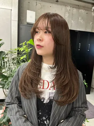 ロング 林 菜月のヘアスタイル