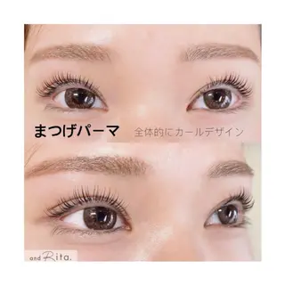 マツエク・マツパ and Rita 蒲生店所属・andRita蒲生店 kanouのマツエク・マツパデザイン