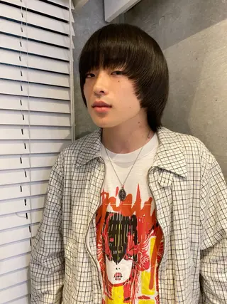 メンズ 室谷 侑奈のヘアスタイル