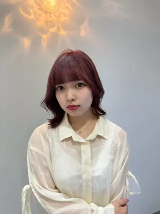 ミディアム Aman D'or所属・ショート/ボブ/東 千耀のヘアスタイル