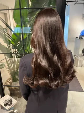 ロング カラー ベージュカラー🌿 新潟駅/青木結月のヘアスタイル