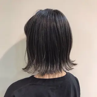 ミディアム カラー 店長/髪質改善/ ショート/松若　優のヘアスタイル