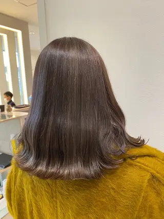 セミロング カラー 頓所 大昂のヘアスタイル