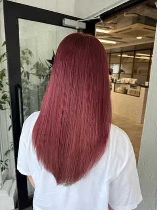 セミロング カラー ハイトーン/髪質改善 🌼KASUGA🎀のヘアスタイル