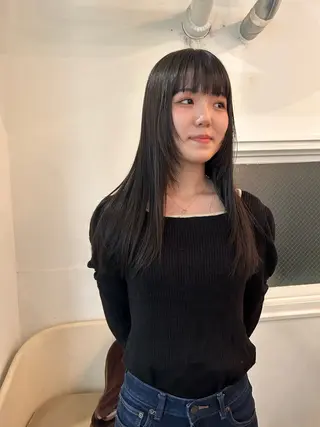 ロング 原 瑞希のヘアスタイル