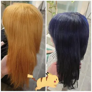 ロング ヘアアレンジ カラー かわい ゆうな 髪質改善/縮毛矯正のヘアスタイル